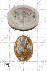 'Art Nouveau Flowers' Silicone Mould